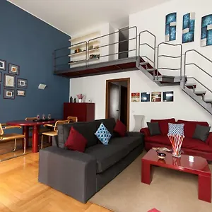 Fancy Blue Duomo Duplex Apartment Milan